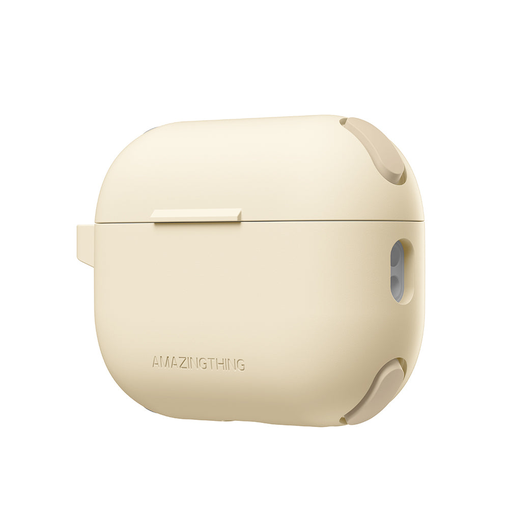 Apple Airpods Pro 2 Amazingthing Airbag Köşe Tasarımlı Omni Serisi Silikon Kapak Gri