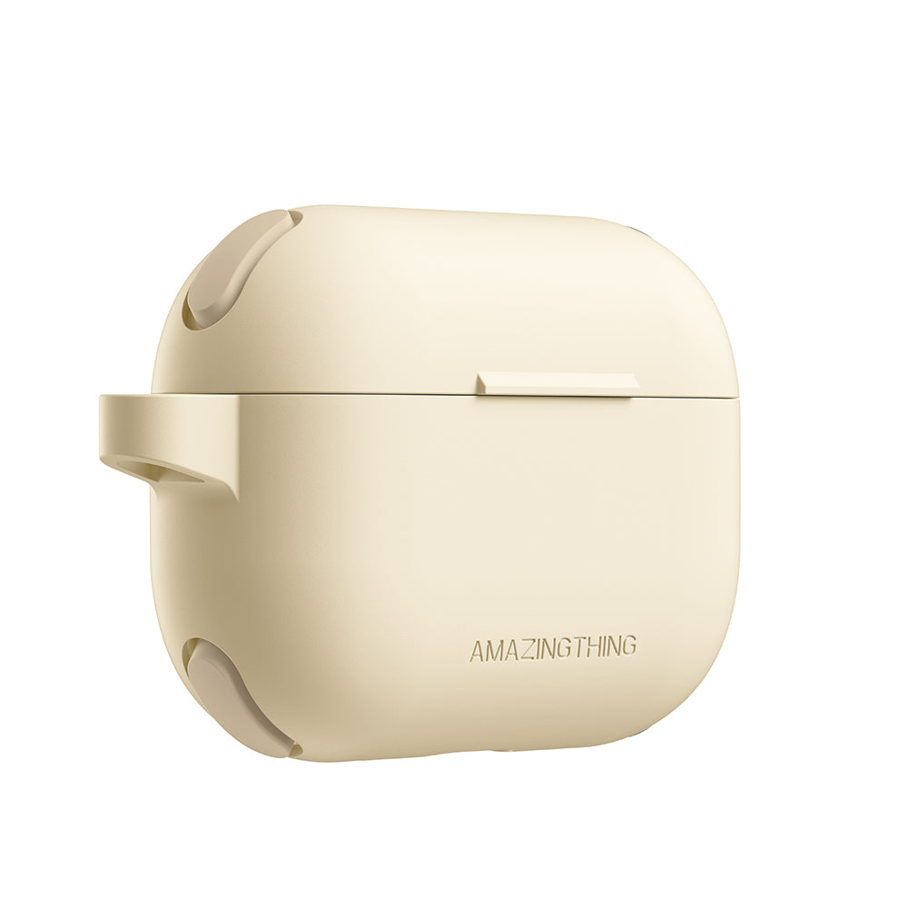 Apple Airpods Pro 2 Amazingthing Airbag Köşe Tasarımlı Omni Serisi Silikon Kapak Gri