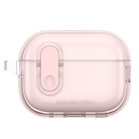Apple Airpods Pro 2 Amazingthing Magnetik Kilit Tasarımlı Minimal Serisi Kılıf Pembe