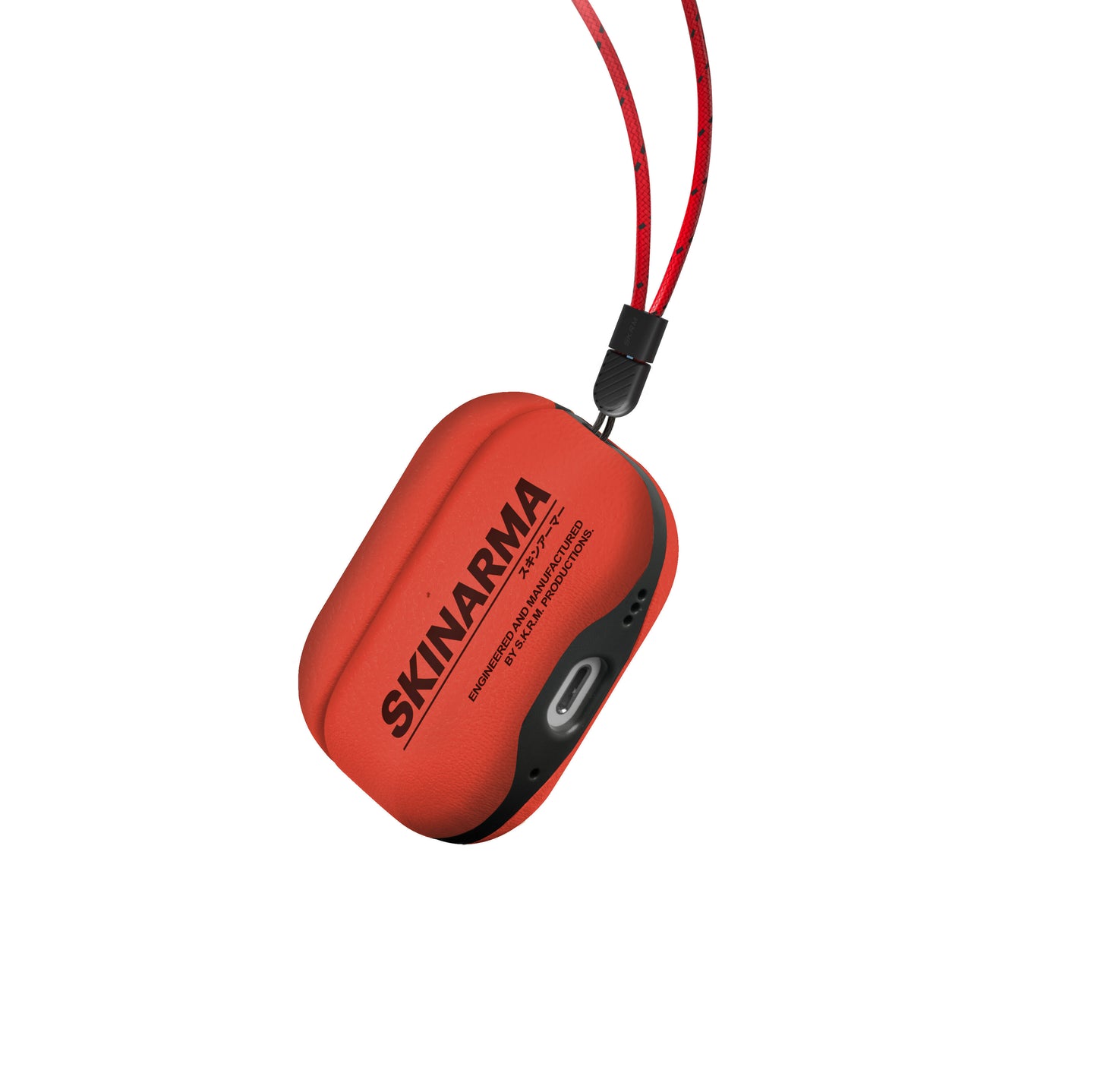 Apple Airpods Pro 2 Kılıf SkinArma PU Deri Tasarım Spunk Kılıf Mavi