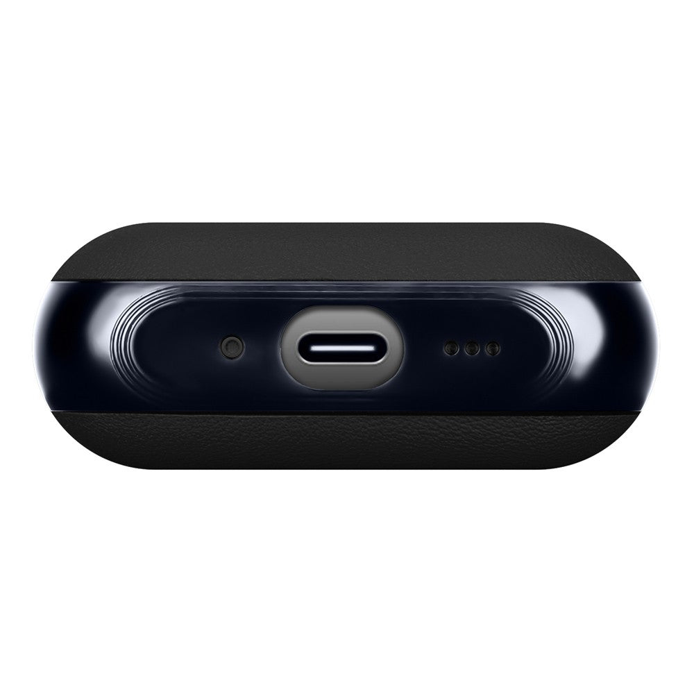 Apple AirPods Pro 3 Kılıf M-Safe Şarj Özellikli Mutural Poying Serisi Deri Tasarımlı Kapak