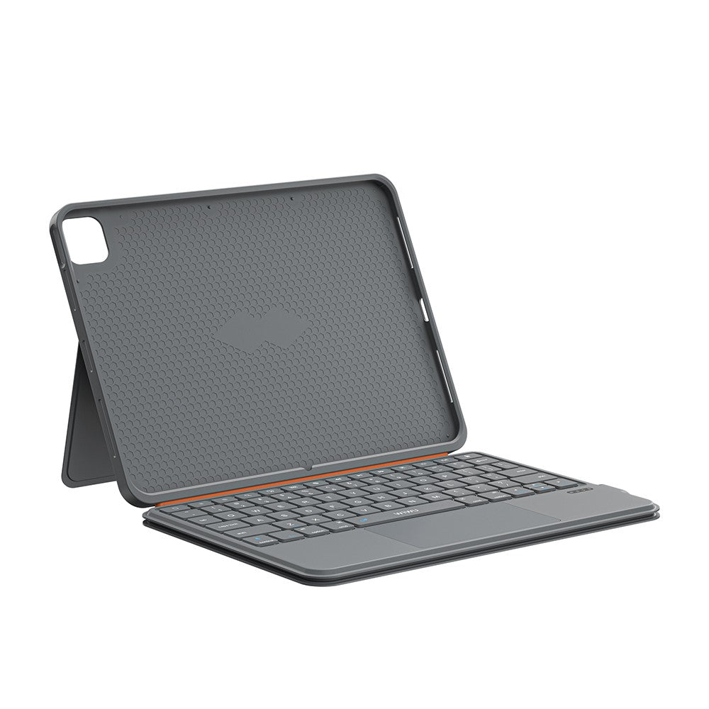 Apple iPad 10.9 2022 (10.Nesil) Wiwu MK-005 Combo 3in1 Kalem Bölmeli Klavyeli Standlı Kılıf