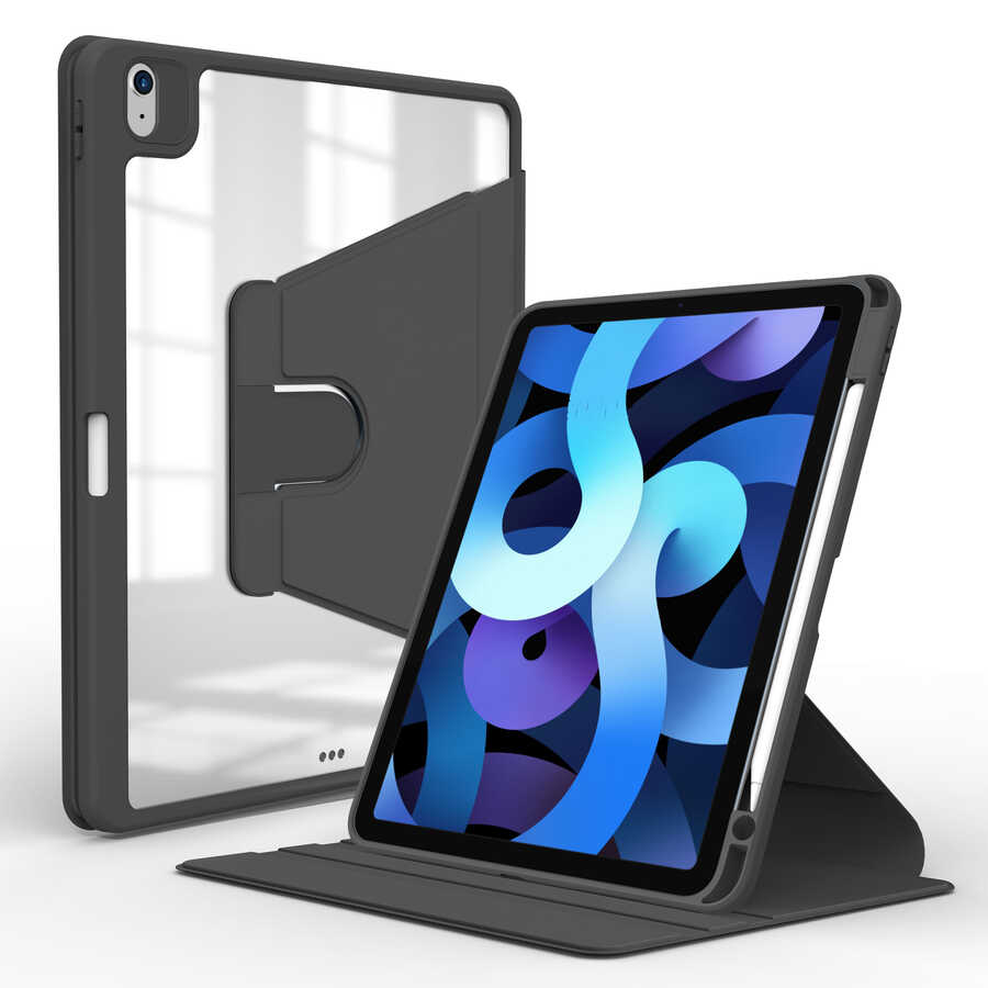 Apple iPad 11.Nesil 2025 Kılıf Zore Nayn Dönebilen Standlı Kılıf