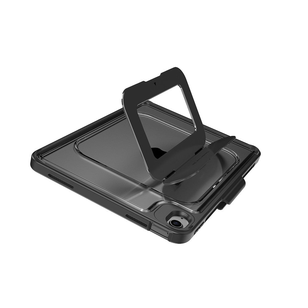 Apple iPad Air 10.9 2020 (4.Nesil) Mutural AlloyKick Serisi Kalem Bölmeli Alüminyum Standlı Tablet Kılıfı