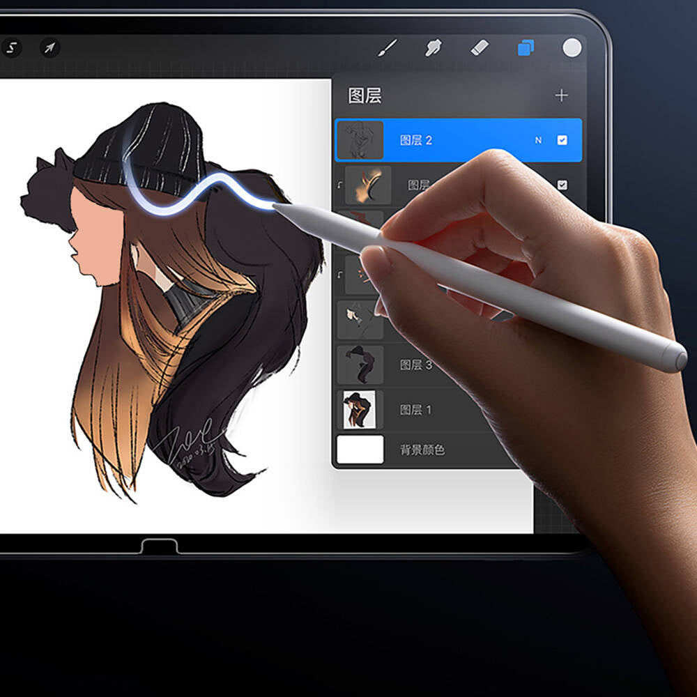 Apple iPad Air 11 2024 Wiwu Wi-GQ003 iVista Serisi Oleofobik HD Temperli Cam Ekran Koruyucu Şeffaf
