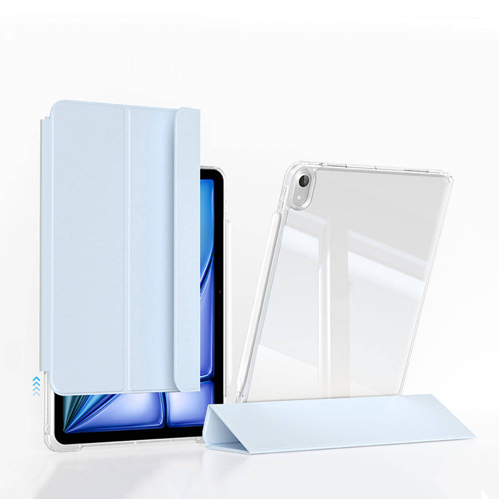 Apple iPad Air 11 2025 M3 Kılıf Magnetik Ayrılabilen Airbagli Zore Sliding Tablet Kılıfı