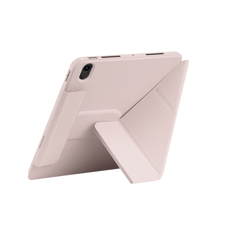 Apple iPad Pro 11 2020 (2.Nesil) Wiwu 360° Dönebilen Standlı Magnetik Koruyucu Tablet Kılıfı Mavi Açık