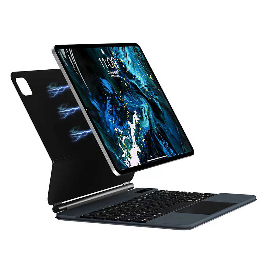 Apple iPad Pro 11 2020 (2.Nesil) Wiwu Magic Keyboard Siyah