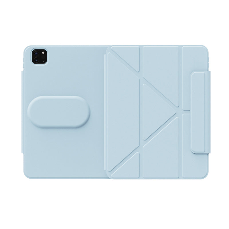 Apple iPad Pro 11 2025 M5 Wiwu 360° Dönebilen Standlı Magnetik Koruyucu Tablet Kılıfı Siyah