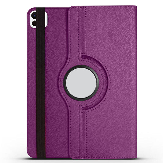 Apple iPad Pro 11 2025 M5 Zore Dönebilen Standlı Kılıf Mor
