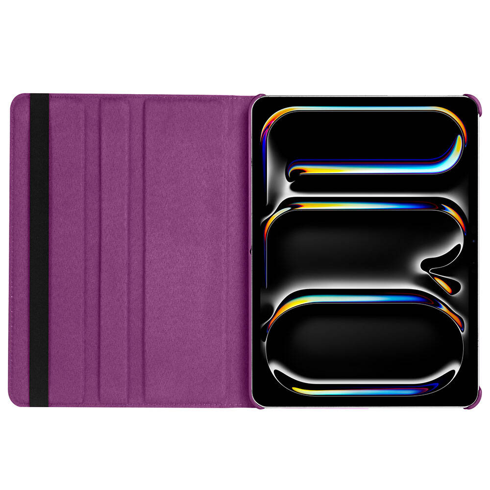 Apple iPad Pro 11 2025 M5 Zore Dönebilen Standlı Kılıf Kırmızı