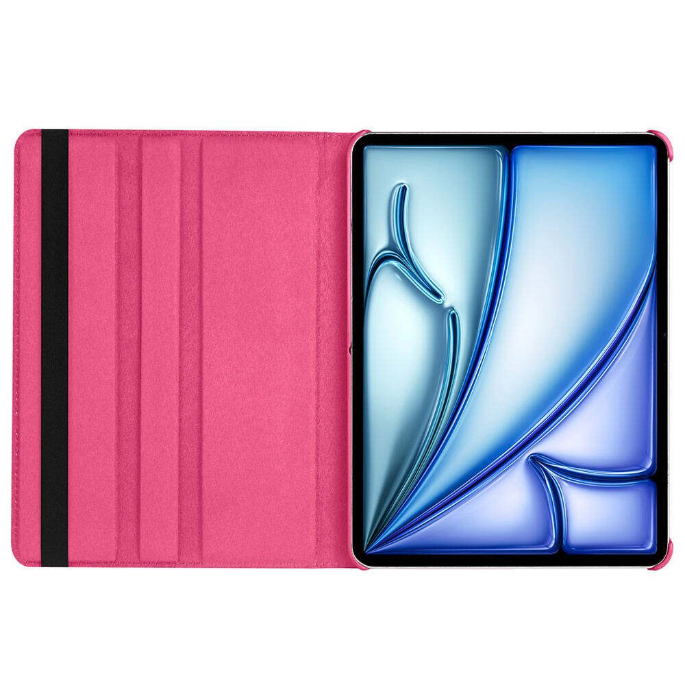 Apple iPad Pro 11 2025 M5 Zore Dönebilen Standlı Kılıf Mor