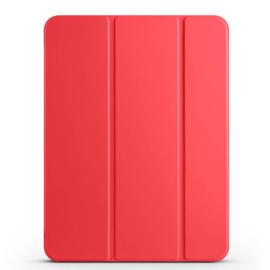 Apple iPad Pro 11 2025 M5 Zore Smart Cover Kalem Bölmeli Standlı 1-1 Kılıf Kırmızı