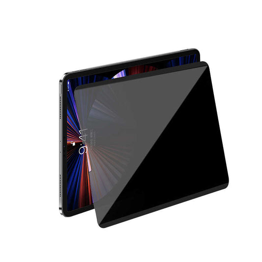 Apple iPad Pro 12.9 2021 (5.Nesil) Wiwu iPrivacy Magnetik Paper Like Hayalet Ekran Koruyucu Siyah