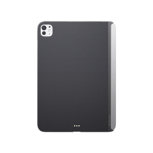Apple iPad Pro 13 2025 M5 Kılıf Aramid Fiber Pitaka Ultra-Slim Classic Serisi Tablet Kapak Siyah