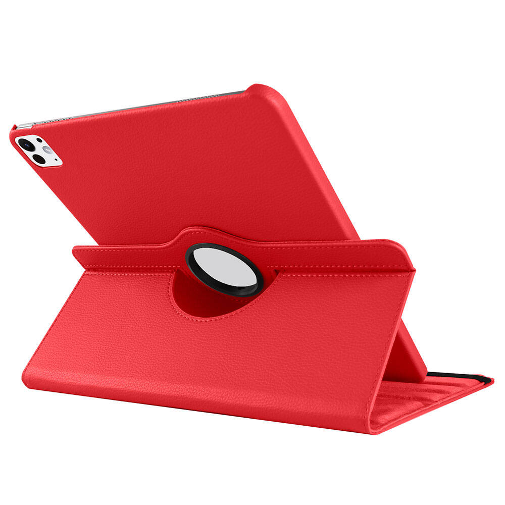 Apple iPad Pro 13 2025 M5 Zore Dönebilen Standlı Kılıf Siyah