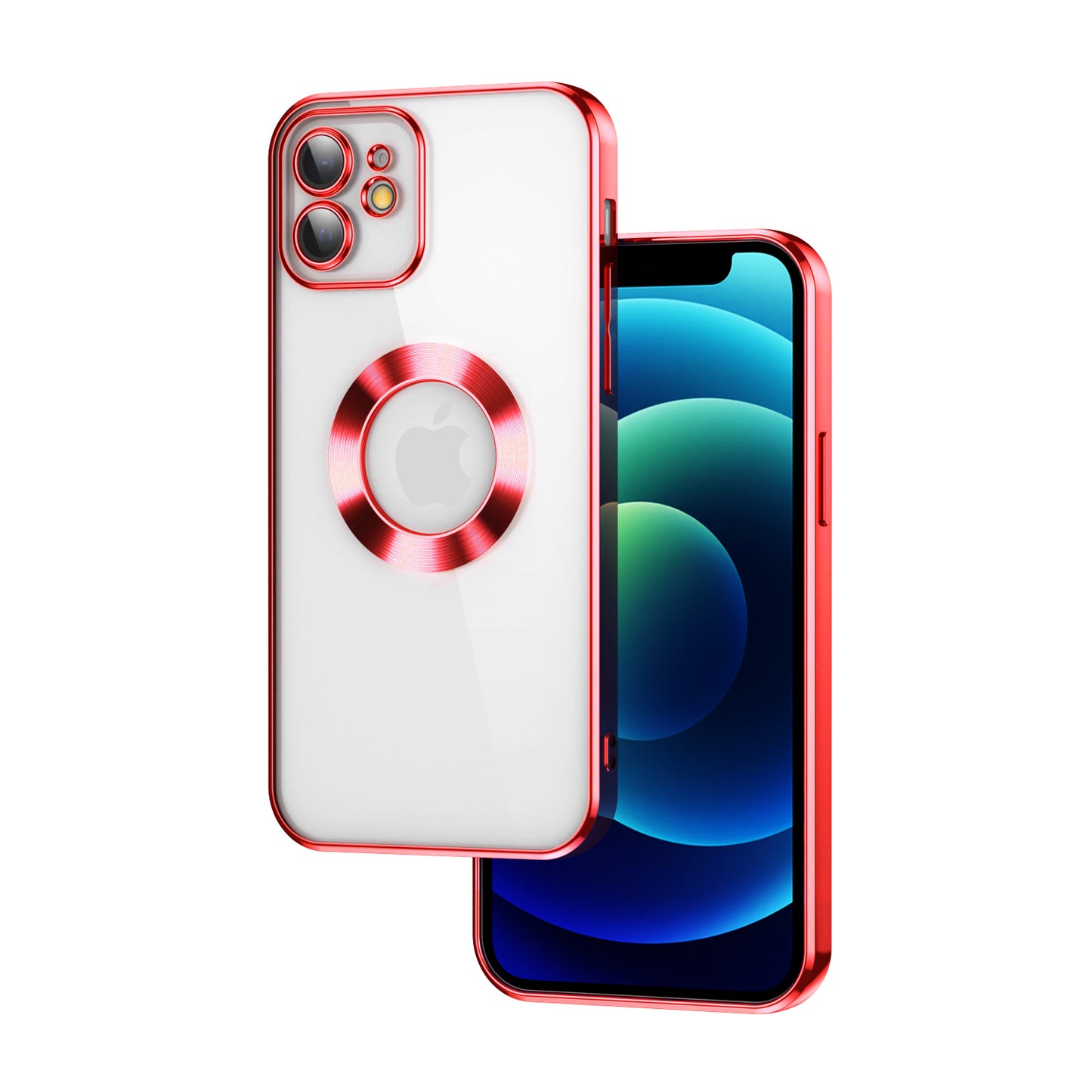 Apple iPhone 11 Kılıf Kamera Korumalı Logo Gösteren Zore Omega Kapak