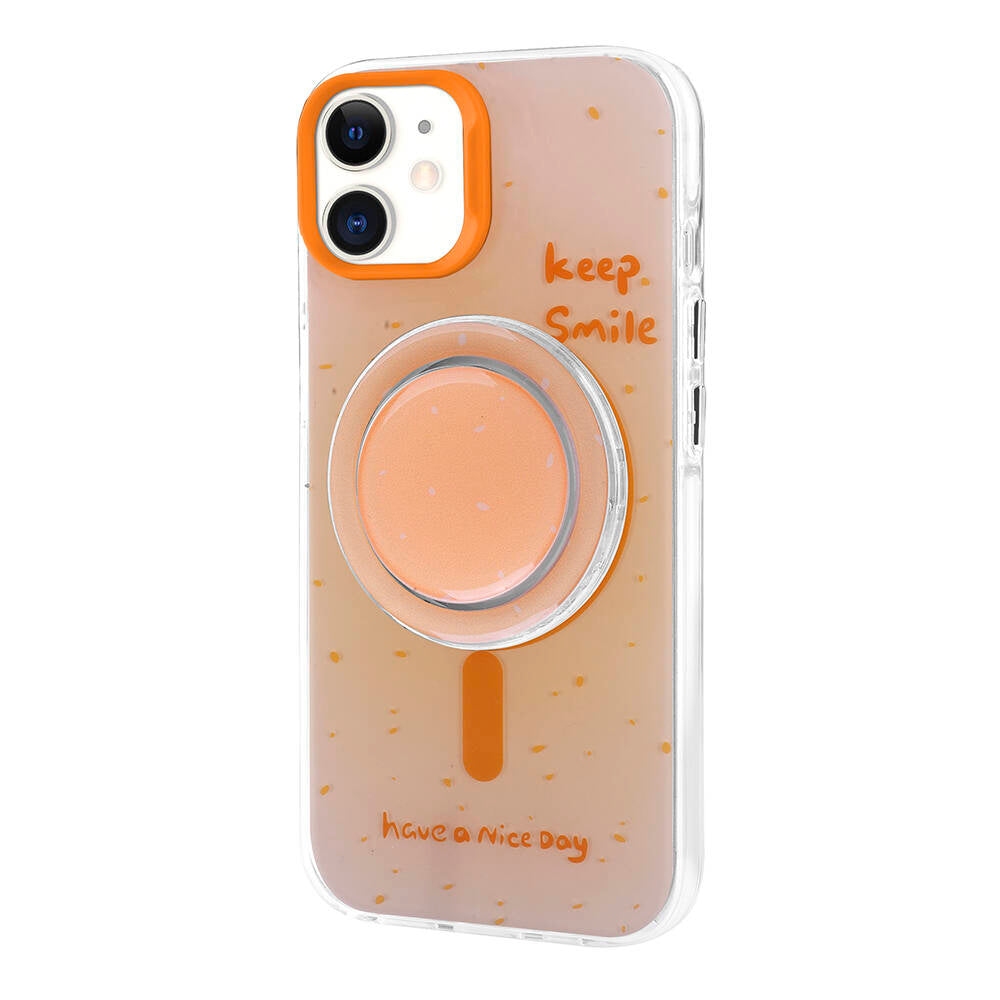 Apple iPhone 11 Kılıf M-safe Şarj Özellikli Tak-Çıkar Pop Soketli Zore Tiktok Kapak