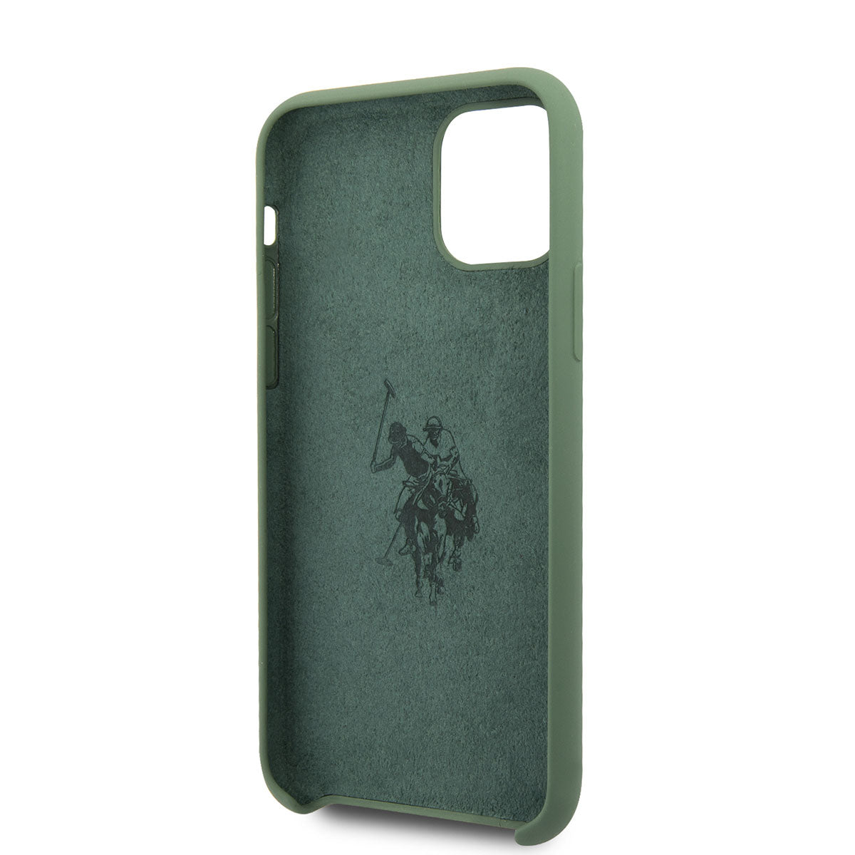 Apple iPhone 11 Kılıf U.S. POLO ASSN. Silikon Büyük Logo Dizayn Kapak Siyah