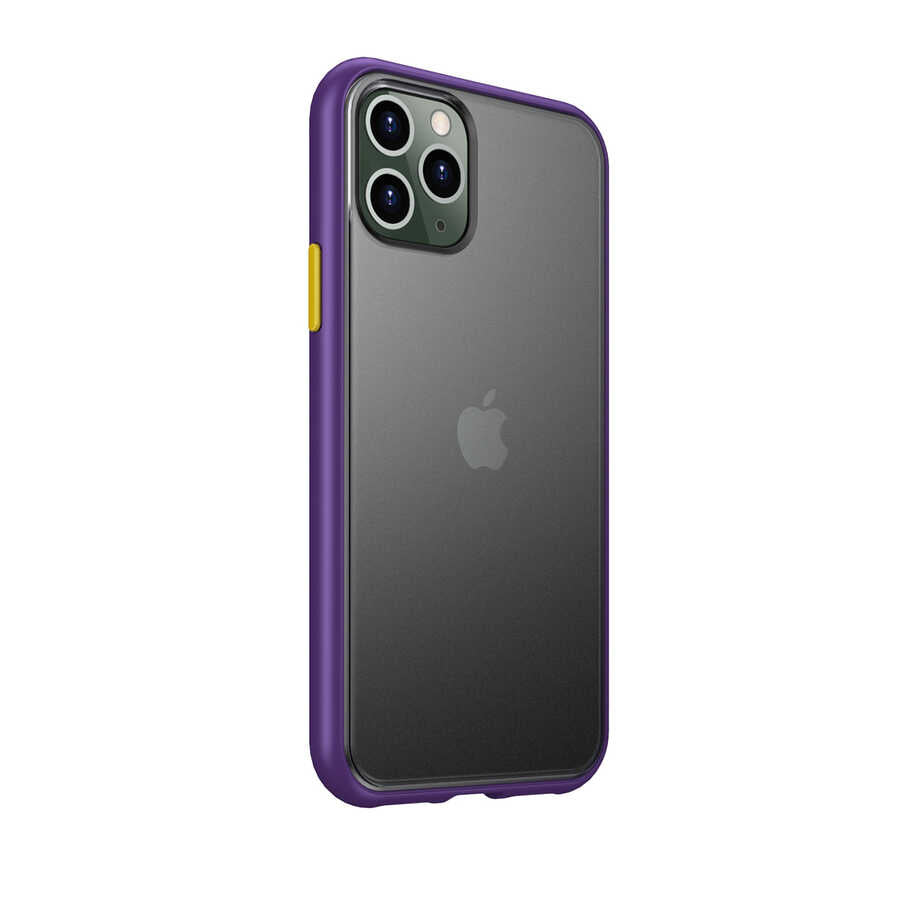 Apple iPhone 11 Pro Kılıf Benks Magic Smooth Drop Resistance Kapak Mor