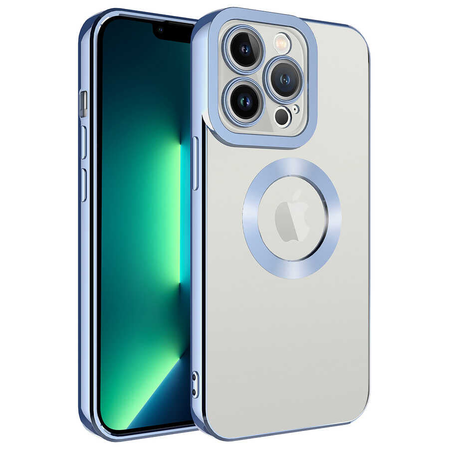 Apple iPhone 11 Pro Max Kılıf Kamera Korumalı Logo Gösteren Zore Omega Kapak