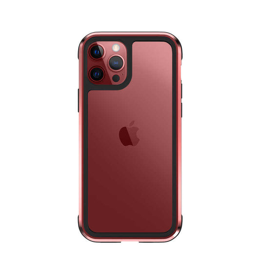 Apple iPhone 11 Pro Max Kılıf Wiwu Defens Armor Kapak Kırmızı