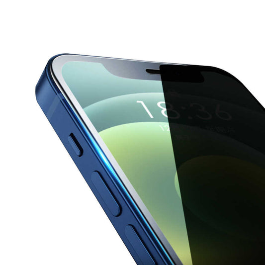 Apple iPhone 11 Pro Max Wiwu iPrivacy HD Anti-Peep Ekran Koruyucu Siyah
