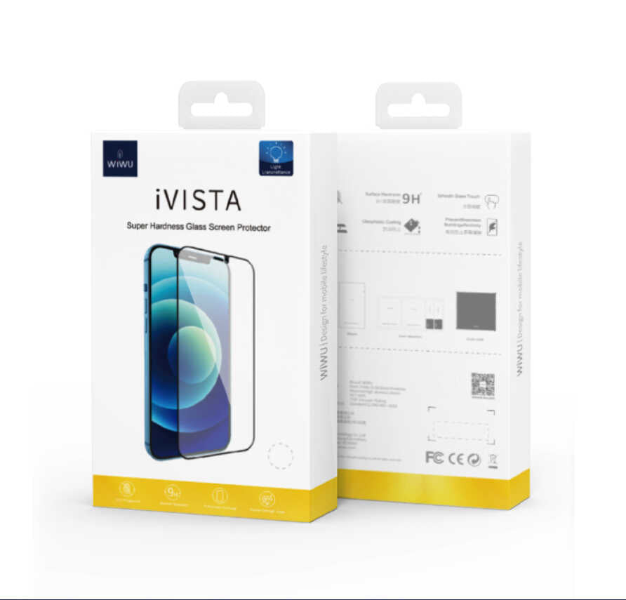 Apple iPhone 11 Wiwu iVista Super Hardness Ekran Koruyucu Siyah