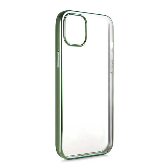 Apple iPhone 12 Benks Magic Glitz Ultra-Thin Transparent Protective Soft Kapak Gold