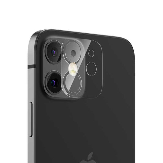 Apple iPhone 12 Benks Soft Kamera Lens Koruyucu Cam Renksiz