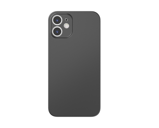 Apple iPhone 12 Kılıf Wiwu Skin Nano PP Kapak Siyah