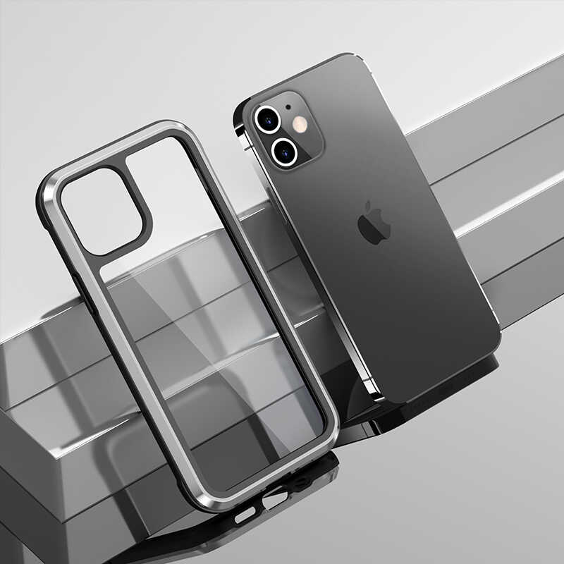 Apple iPhone 12 Mini Kılıf Wiwu Defens Armor Kapak Siyah
