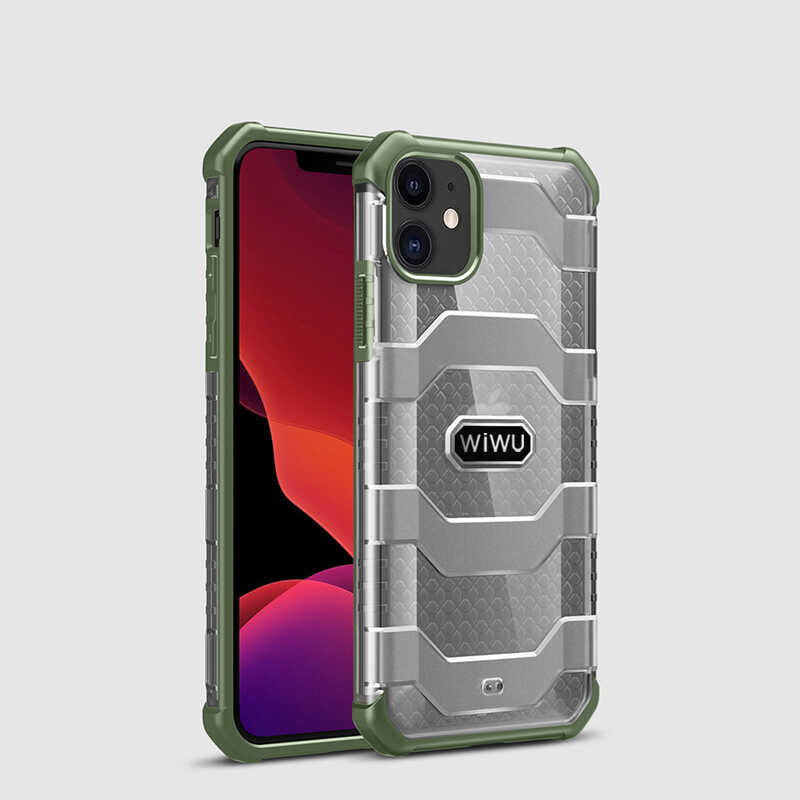 Apple iPhone 12 Mini Kılıf Wiwu Voyager Kapak Mavi