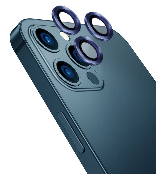 Apple iPhone 12 Pro Go Des CL-10 Kamera Lens Koruyucu Gümüş
