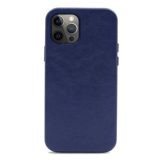 Apple iPhone 12 Pro Kılıf Kajsa Crazy Horse Kapak Mavi