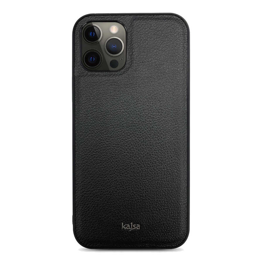 Apple iPhone 12 Pro Kılıf Kajsa Luxe Collection Hakiki Deri Kapak