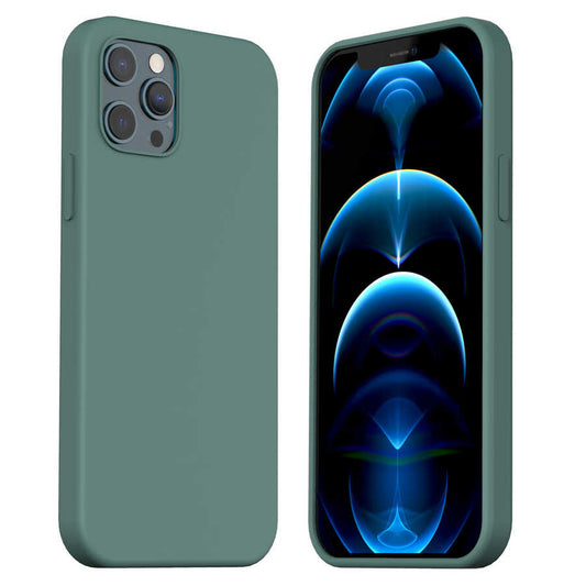 Apple iPhone 12 Pro Max Kılıf Araree Typo Skin Kapak Koyu Yeşil