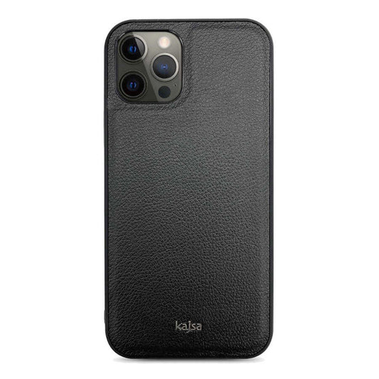 Apple iPhone 12 Pro Max Kılıf Kajsa Luxe Collection Hakiki Deri Kapak