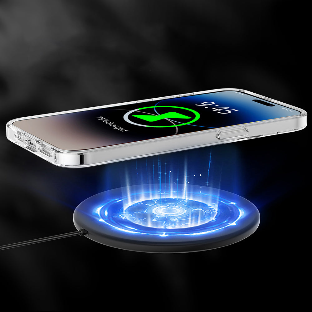 Apple iPhone 12 Pro Max Kılıf M-safe Şarj Özellikli Youngkit Coloured Glaze Serisi Kapak Mavi