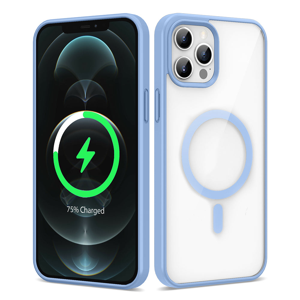 Apple iPhone 12 Pro Max Kılıf M-safe Wireless Şarj Özellikli Silikon Zore Ege Kapak