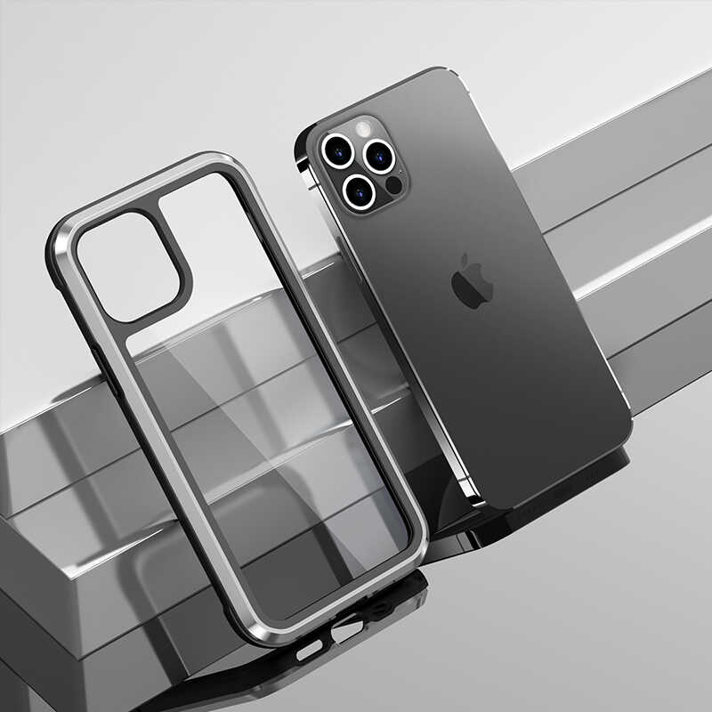 Apple iPhone 12 Pro Max Kılıf Wiwu Defens Armor Kapak Mavi