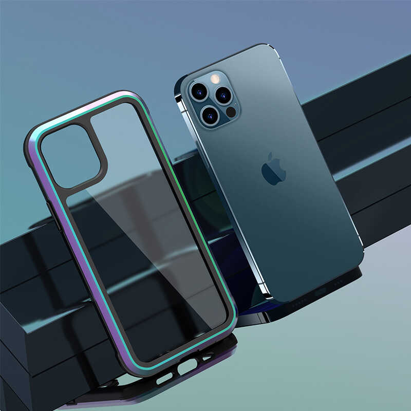 Apple iPhone 12 Pro Max Kılıf Wiwu Defens Armor Kapak Kırmızı