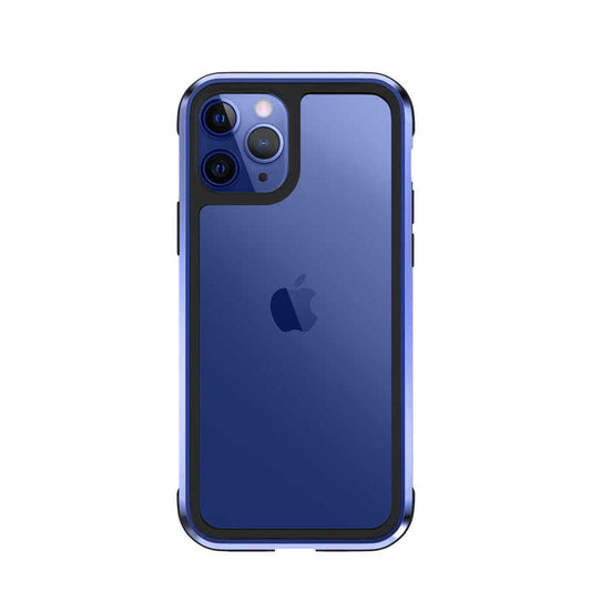 Apple iPhone 12 Pro Max Kılıf Wiwu Defens Armor Kapak Mavi