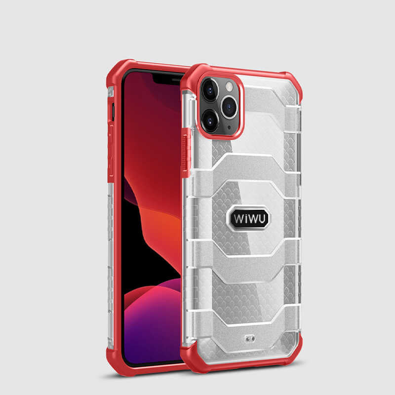 Apple iPhone 12 Pro Max Kılıf Wiwu Voyager Kapak Siyah