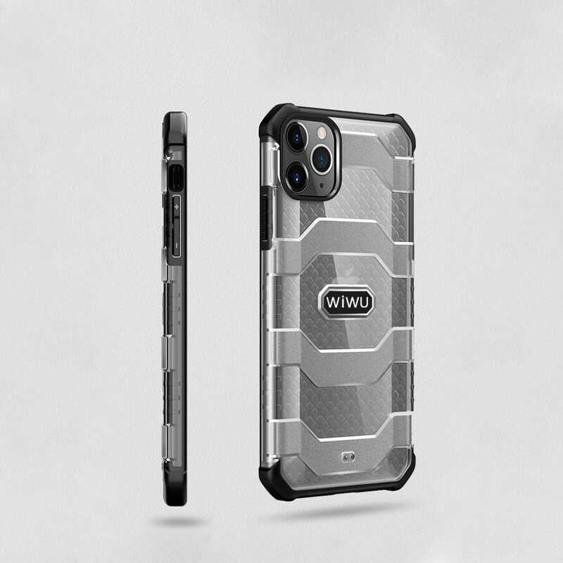 Apple iPhone 12 Pro Max Kılıf Wiwu Voyager Kapak Koyu Yeşil