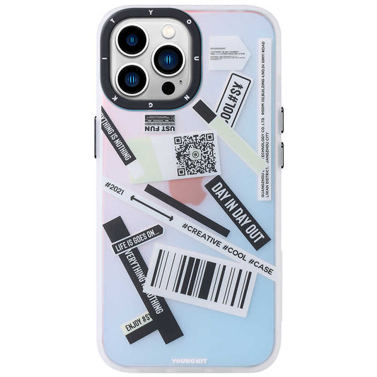 Apple iPhone 12 Pro Max Kılıf YoungKit Fashion Culture Time Serisi Kapak CL035 Day İn Day Out