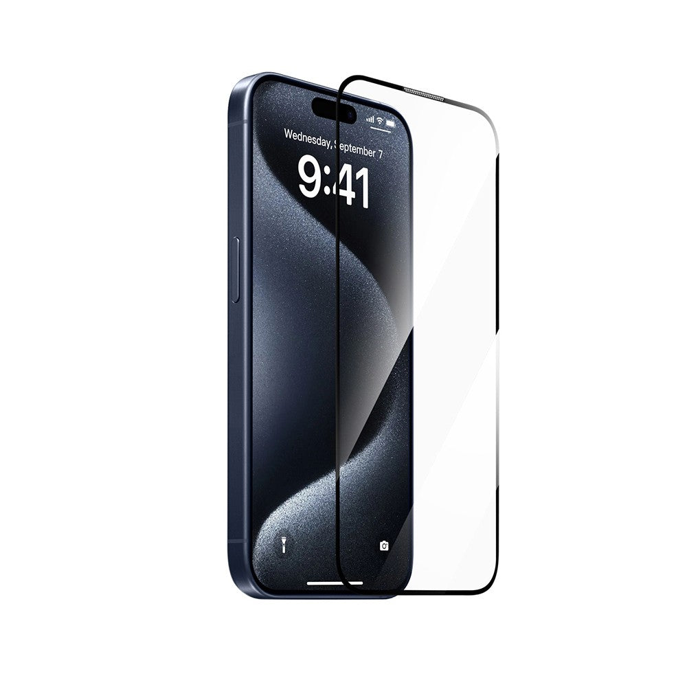 Apple iPhone 12 Pro Max Wiwu Wi-SQ008 Easy Install Temperli Cam Ekran Koruyucu + Kolay Uygulama Aparatlı