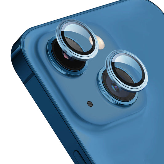 Apple iPhone 13 Go Des CL-10 Kamera Lens Koruyucu Gümüş