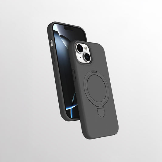 Apple iPhone 13 Kılıf M-safe Şarj Özellikli Standlı Zore Samara Kapak