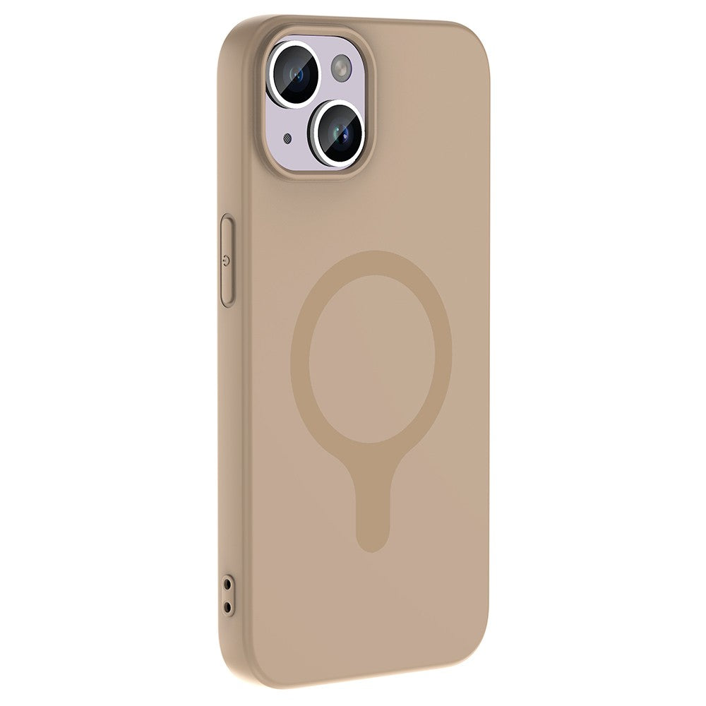Apple iPhone 13 Kılıf M-Safe Şarj Özellikli Zore Aris Silikon Kapak